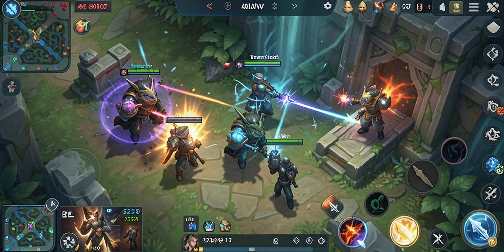 Tampilan gameplay strategis yang mendebarkan di 62HOT.