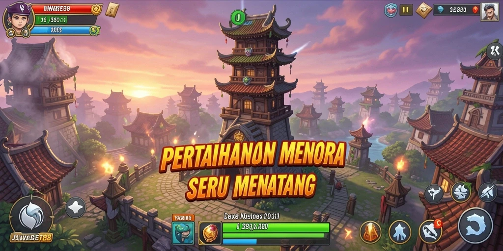 Gameplay menarik JAWABET88 dalam kategori Tower Defense.