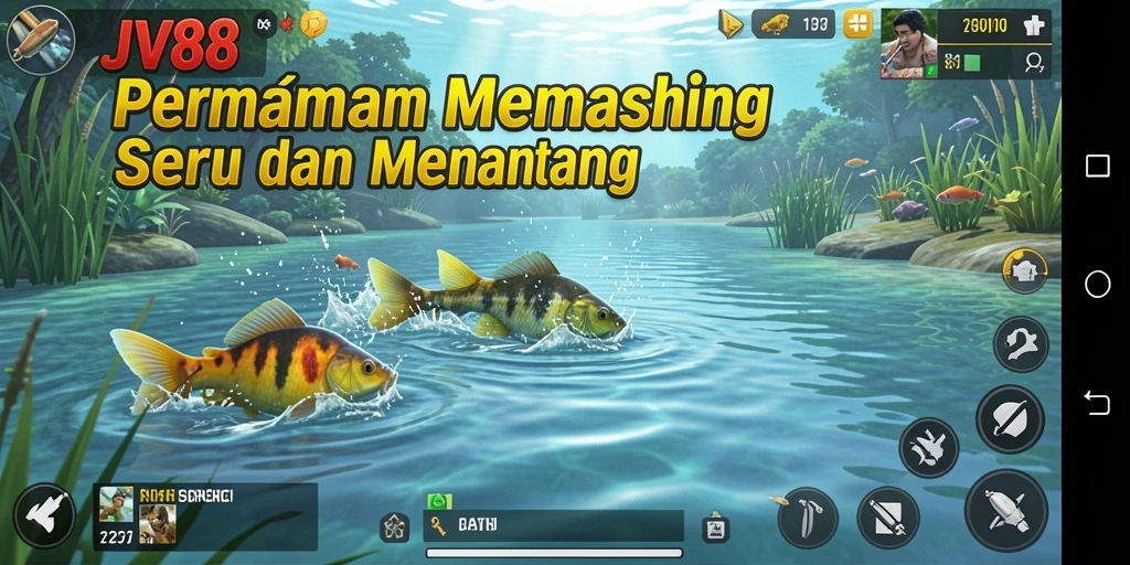 Tampilan gameplay JV88 yang seru dan memukau.