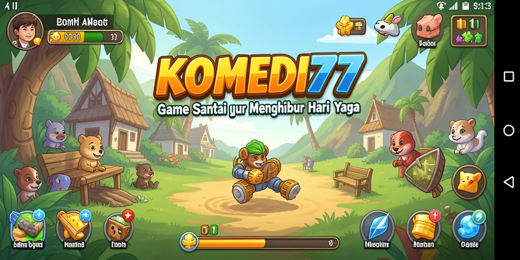 Tangkapan layar gameplay KOMEDI77 menampilkan keseruan dan tantangan yang menyenangkan.