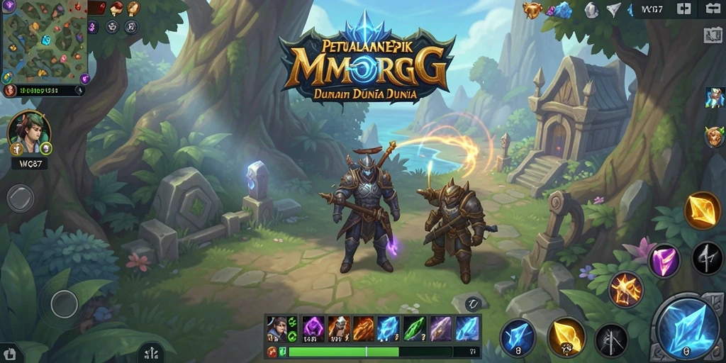 Tampilan gameplay MMORPG yang menakjubkan dalam WG87.